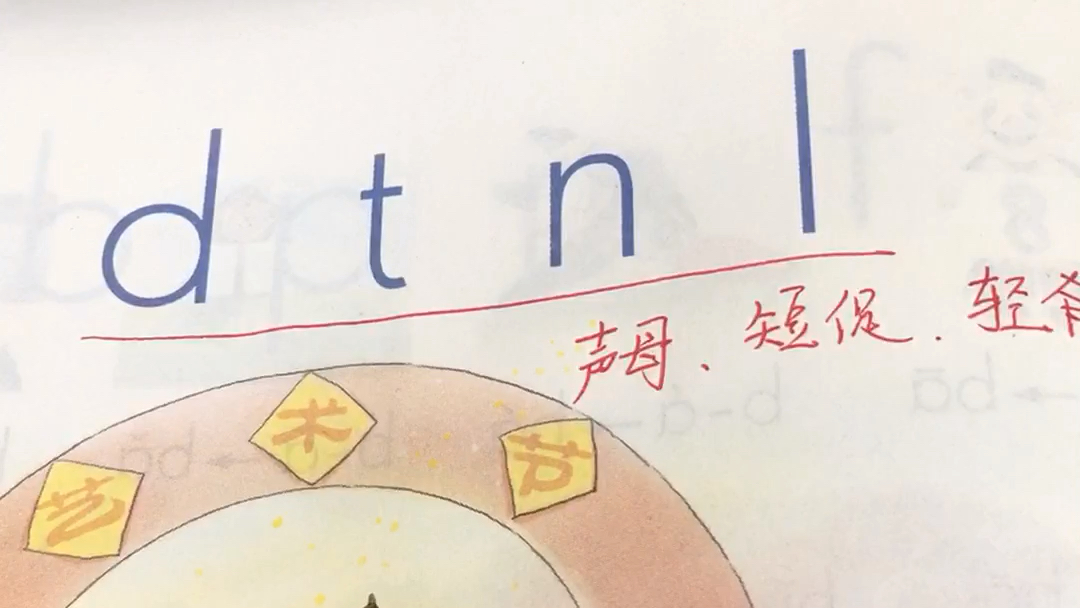 [图]小学一年级拼音教学视频，dtnl