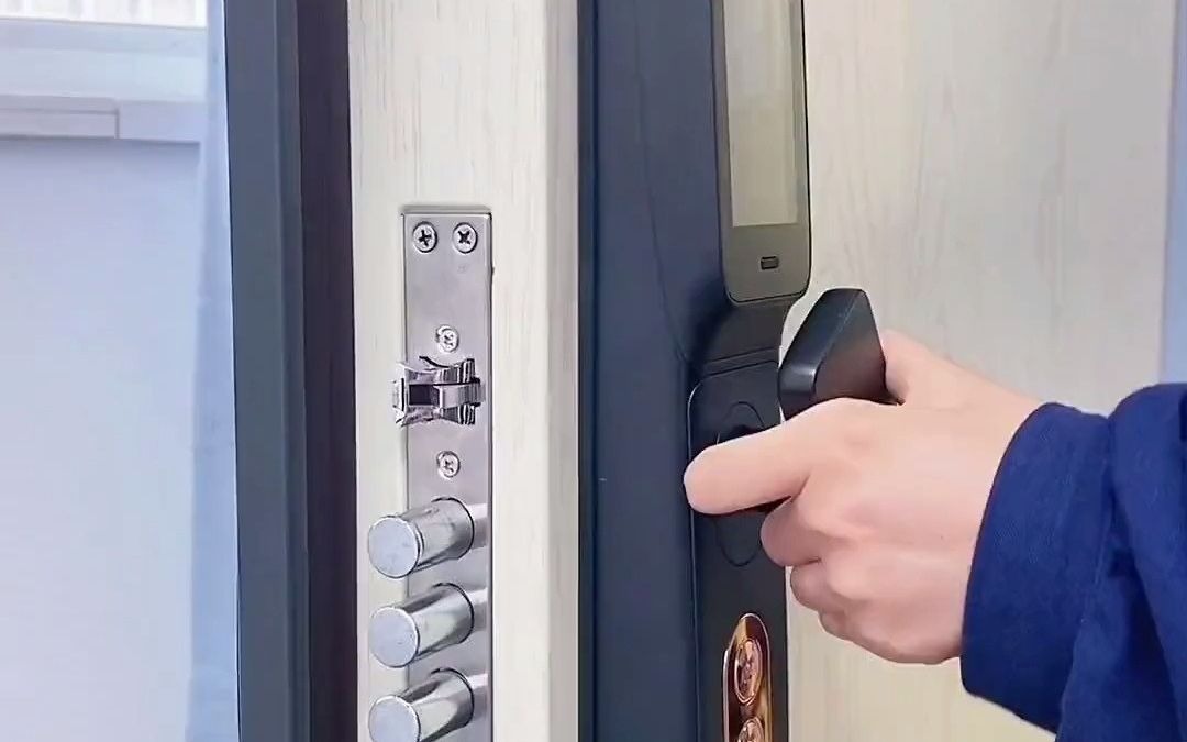 王力人脸识别智能门锁,七大开门方式,拍1发6包安装智能锁指纹锁 智能