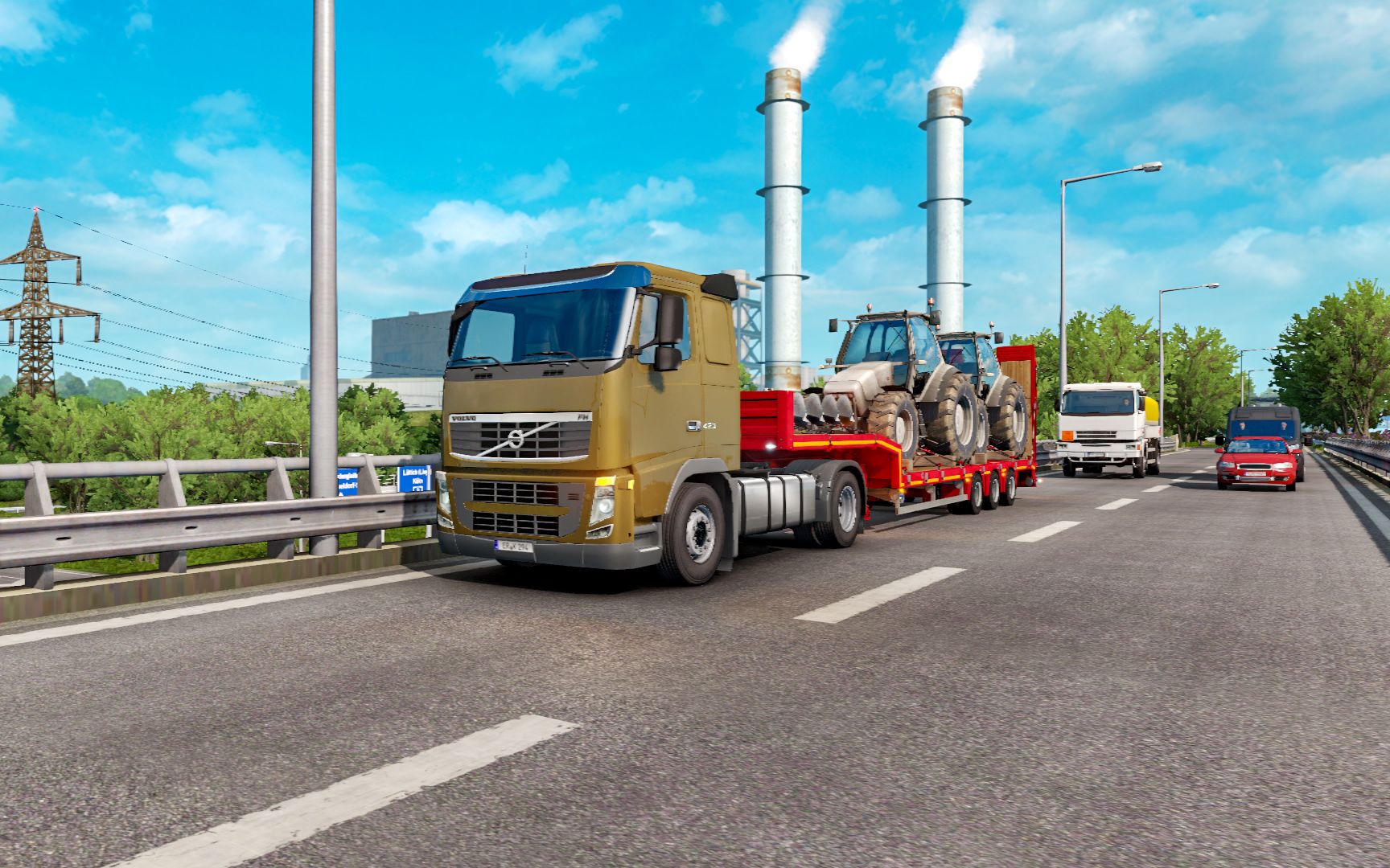 欧卡2:新年新气象从零开始#3,开沃尔沃拉拖拉机