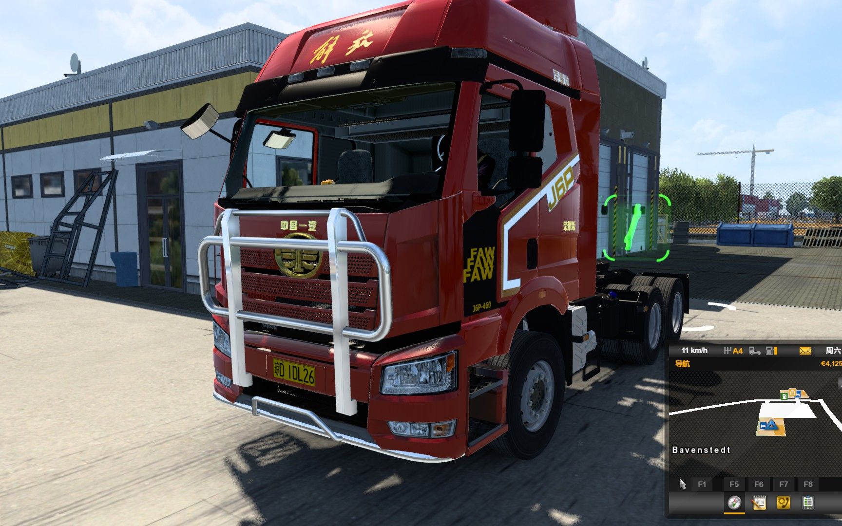 欧卡2mod:解放j6p荣耀版 kumiko升级1.40~1.