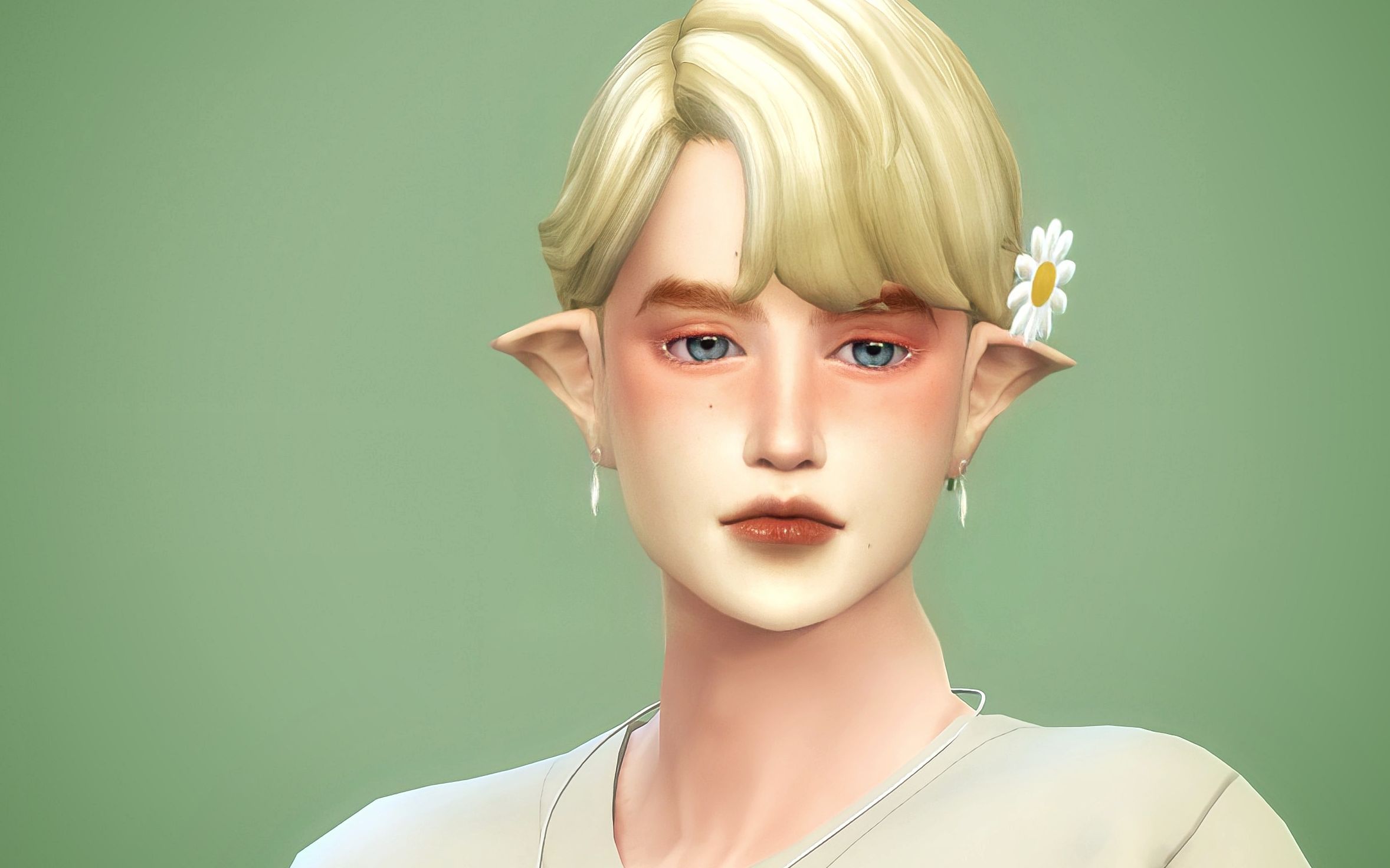 【模拟人生4捏人分享】一个住在森林喜欢阳光的精灵耳弟弟