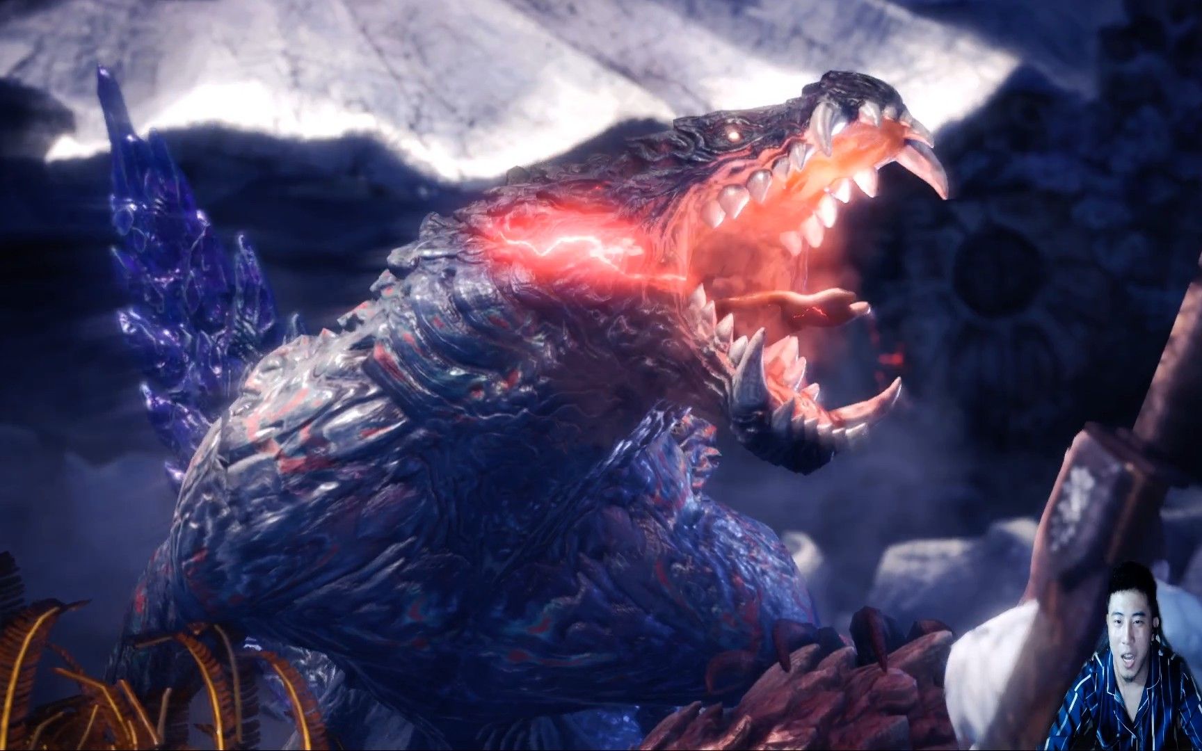 活动  怪物猎人 世界:狩猎凶爪龙.一见面就看到常威打来福,太惨了.