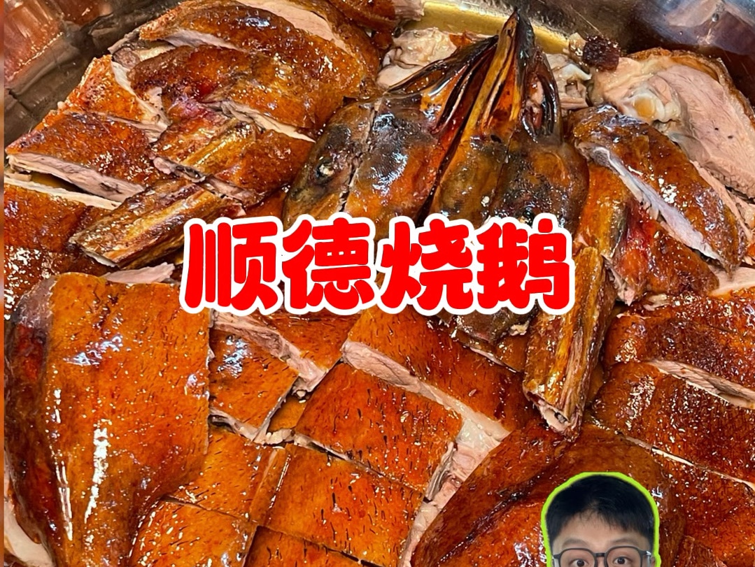 广东顺德30年宝藏烧鹅店!皮脆肉嫩实惠好吃!哔哩哔哩bilibili