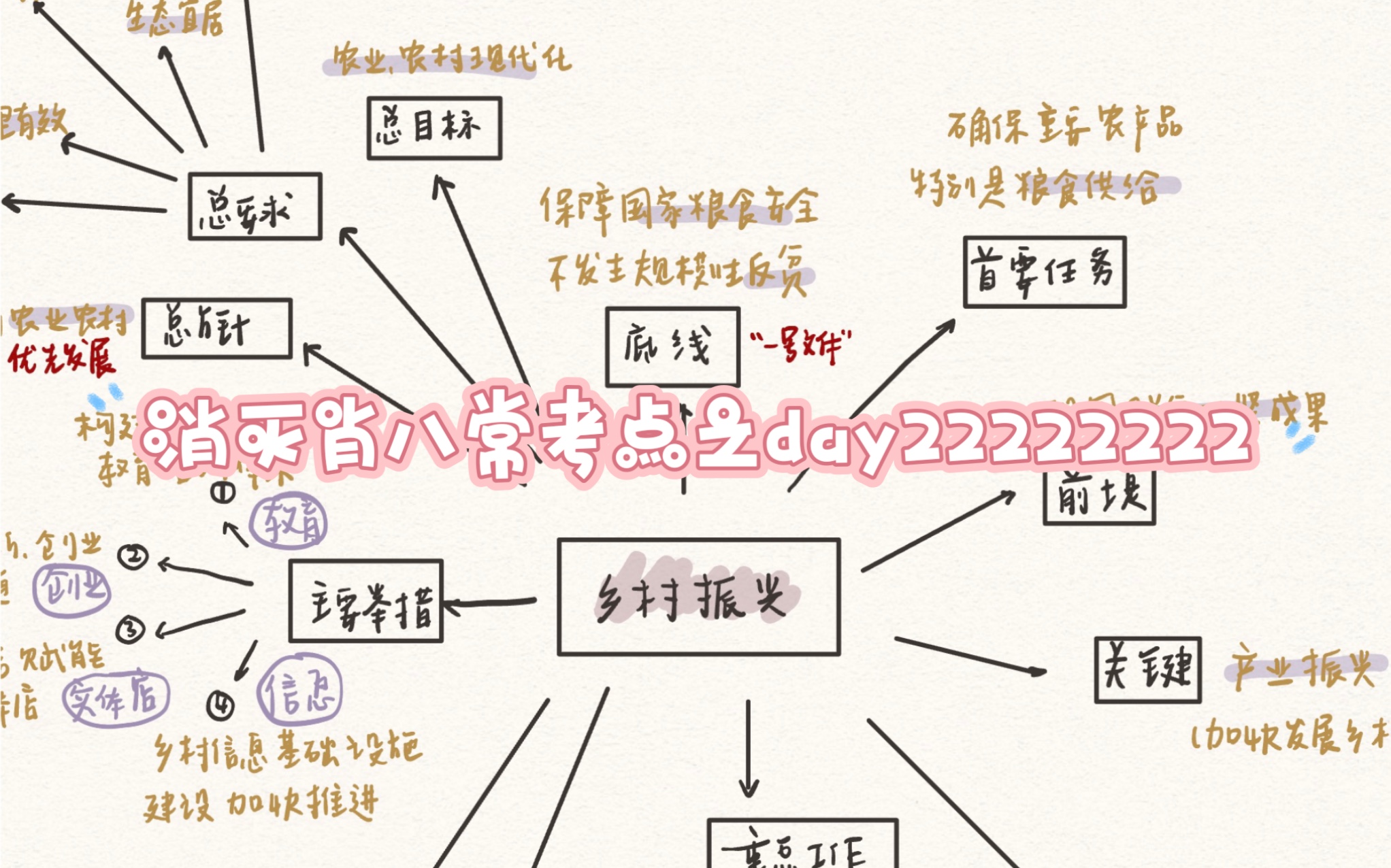 【肖八常考点】乡村振兴+新经济政策哔哩哔哩bilibili