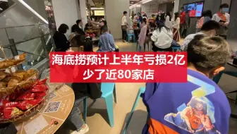 第13集 海底捞预计上半年亏超2亿，少了近80家店