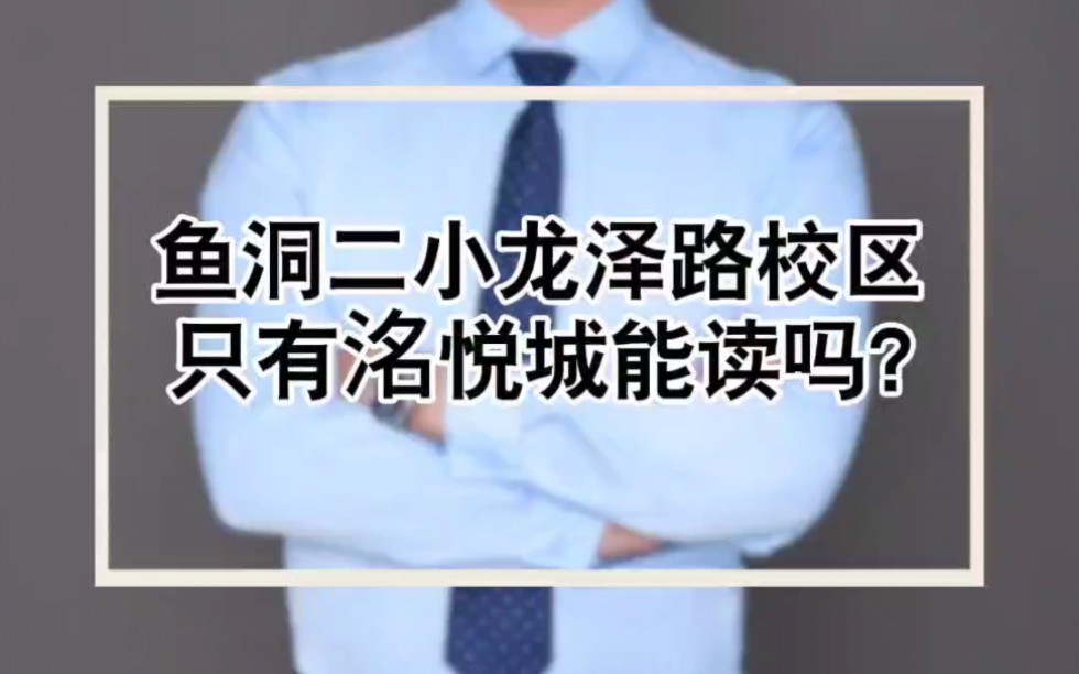 鱼洞二小龙泽路校区,只有洺悦城能读吗?详细分析和讲解.哔哩哔哩bilibili