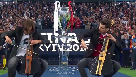 2CELLOS performance at the 2018 UEFA Champions League Final 