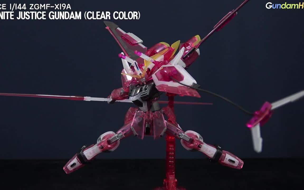 【速运】万代hguc 限定版 无限正义高达 彩透版 测评