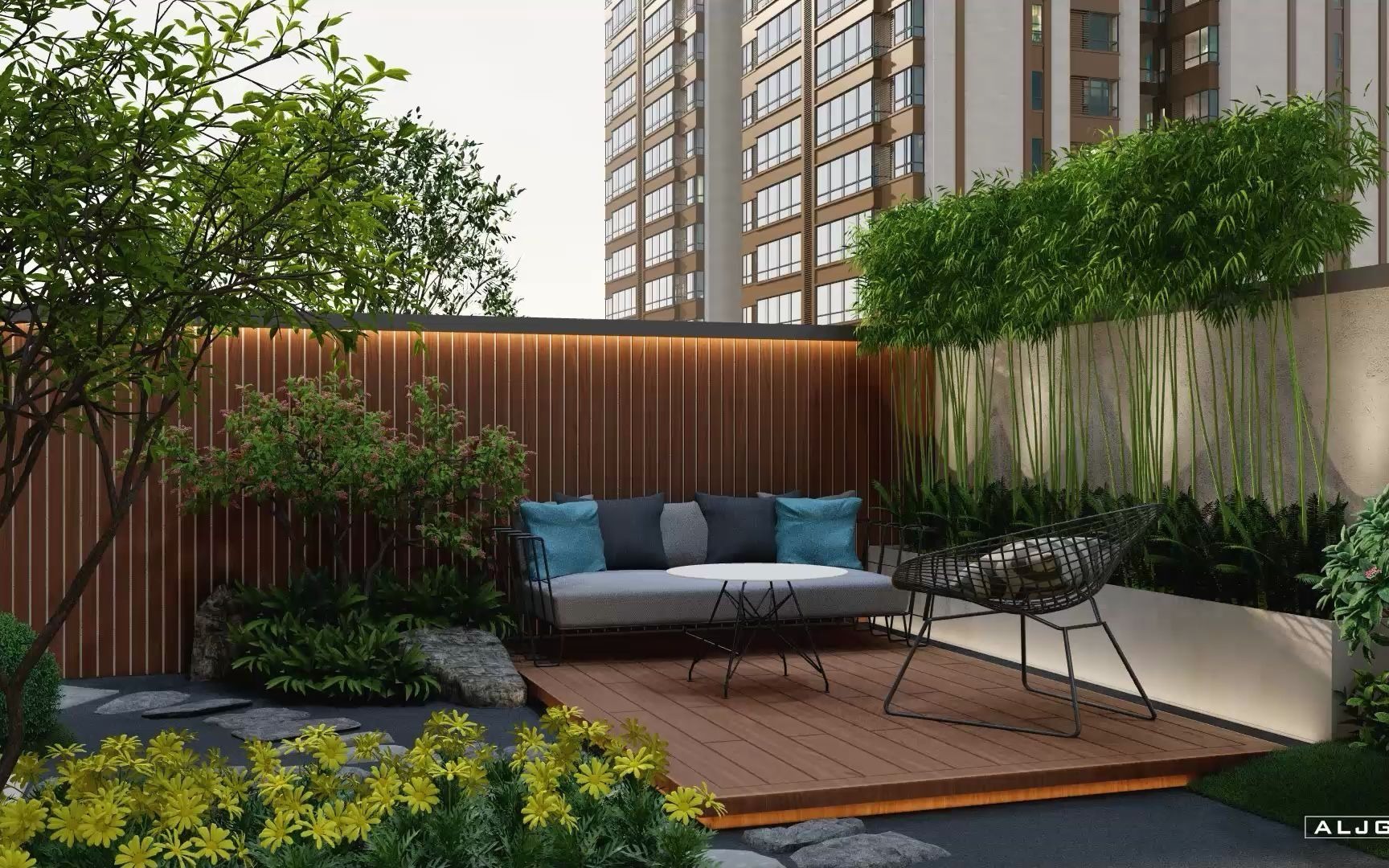 小花园景观lumion动画_哔哩哔哩_bilibili