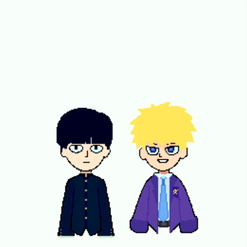 【灵能百分百】关于花泽同学发型的事情