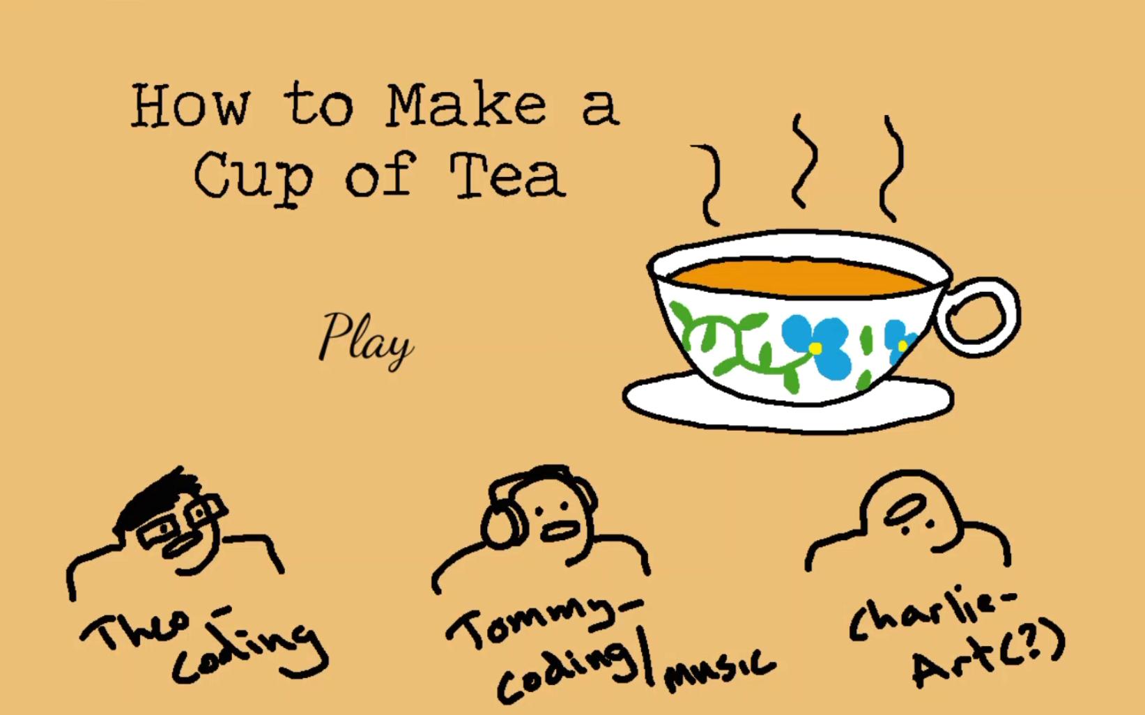 《怎样沏茶》how to make a cup of tea 通关流程