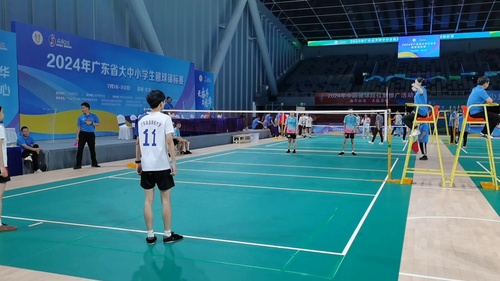 2024广东省大学生毽球锦标赛混双16进8:广外vs广东培正学院