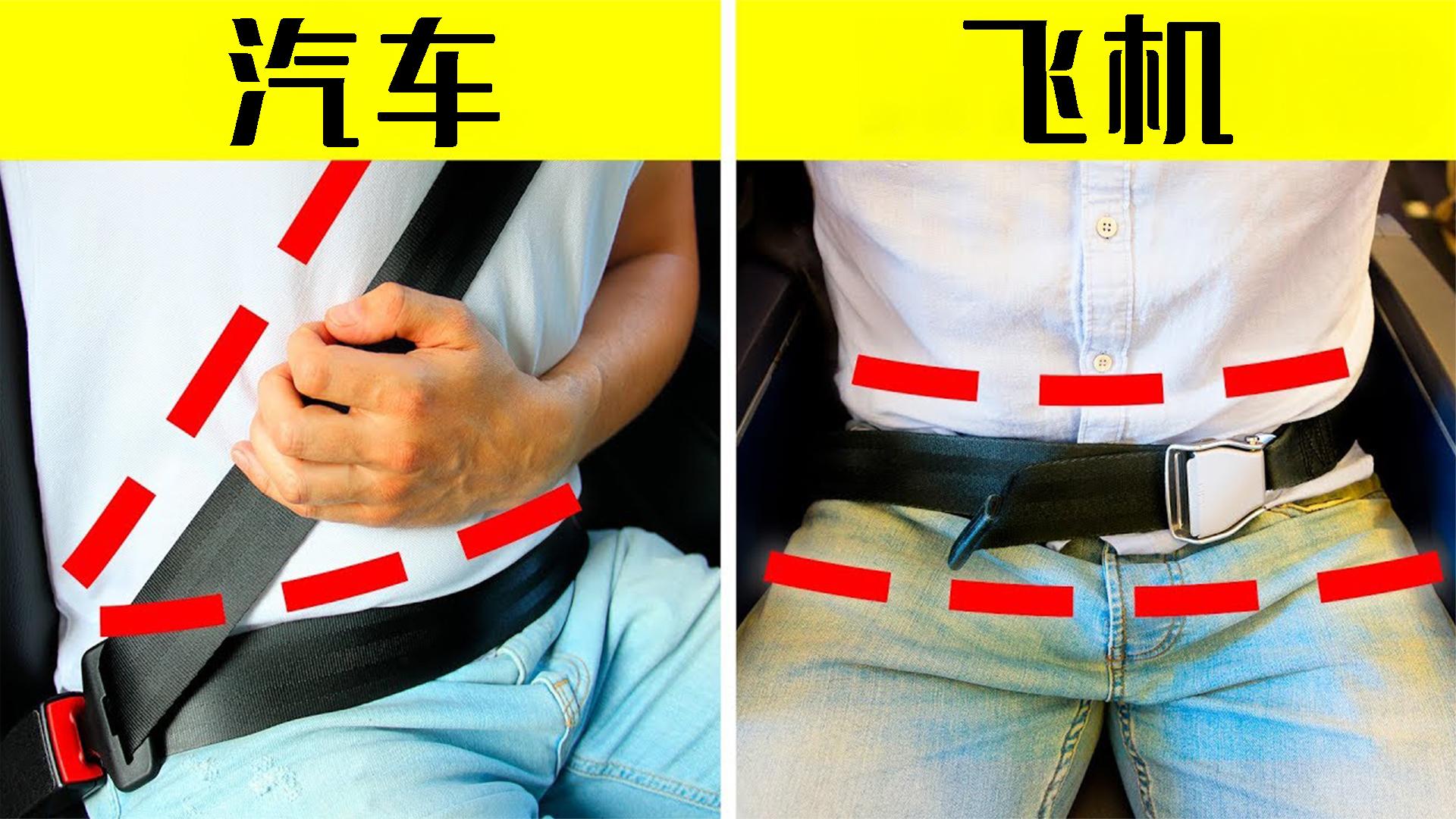 同样是安全带为什么汽车和飞机的不一样从科学的角度分析