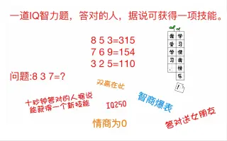 Iq题 哔哩哔哩 Bilibili
