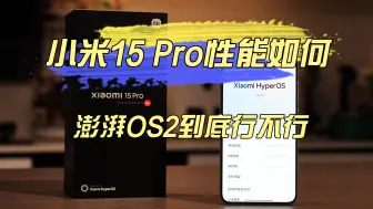 Download Video: 澎湃OS2到底行不行？实测小米15 Pro性能如何！