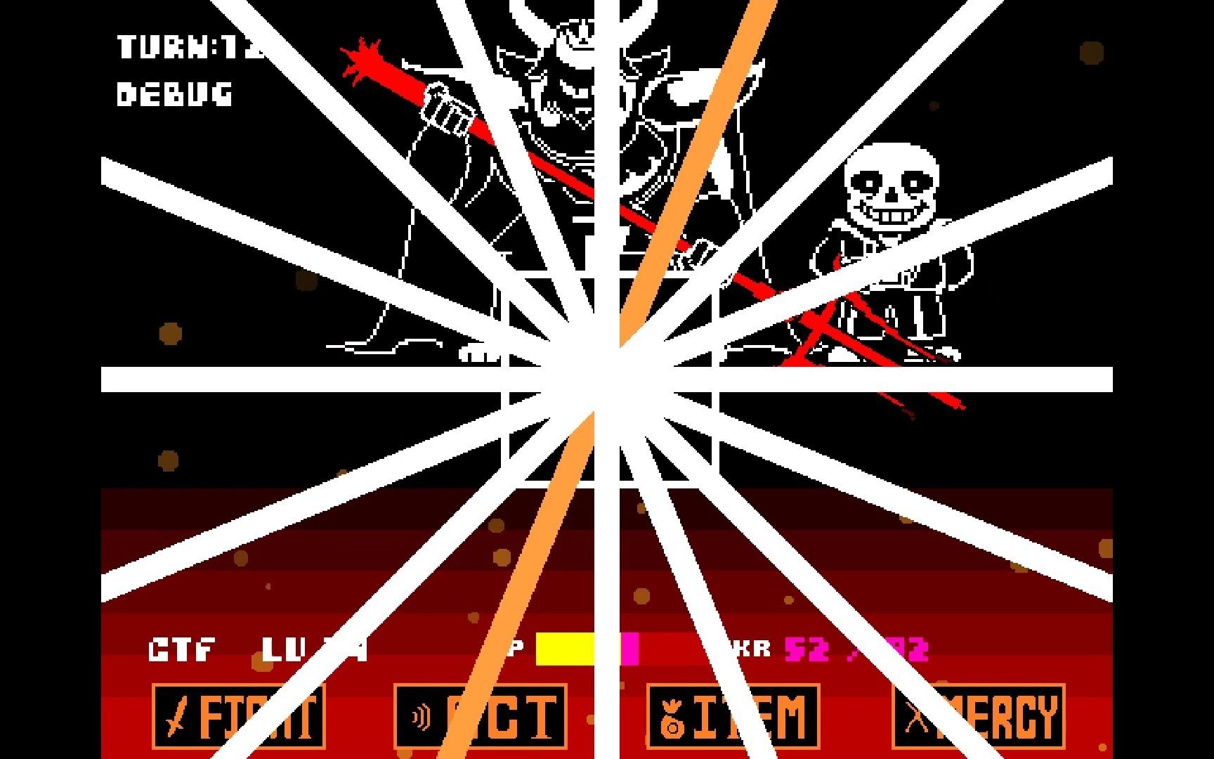 Undertale:False Reset 闪屏回合展示_哔哩哔哩_bilibili