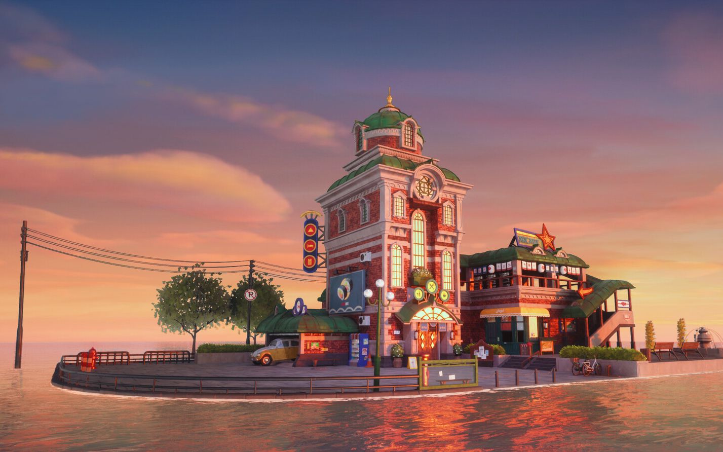 【maya场景建模】简单动画写实小场景3d建模案例