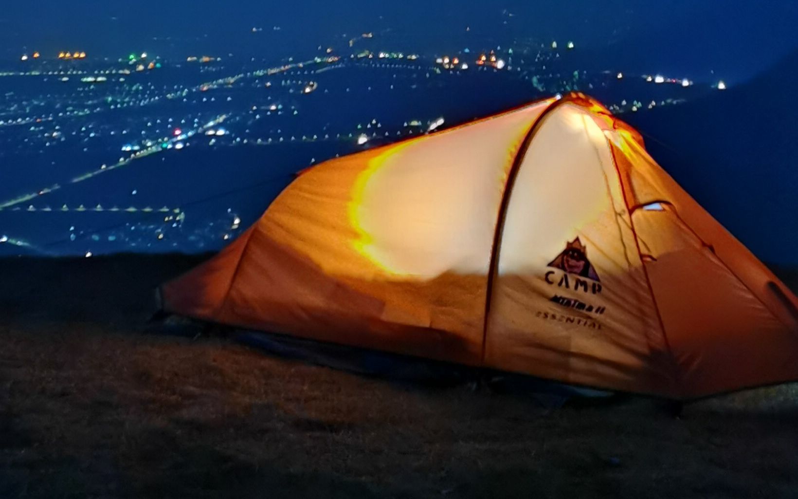 天子峪:山顶独自露营1