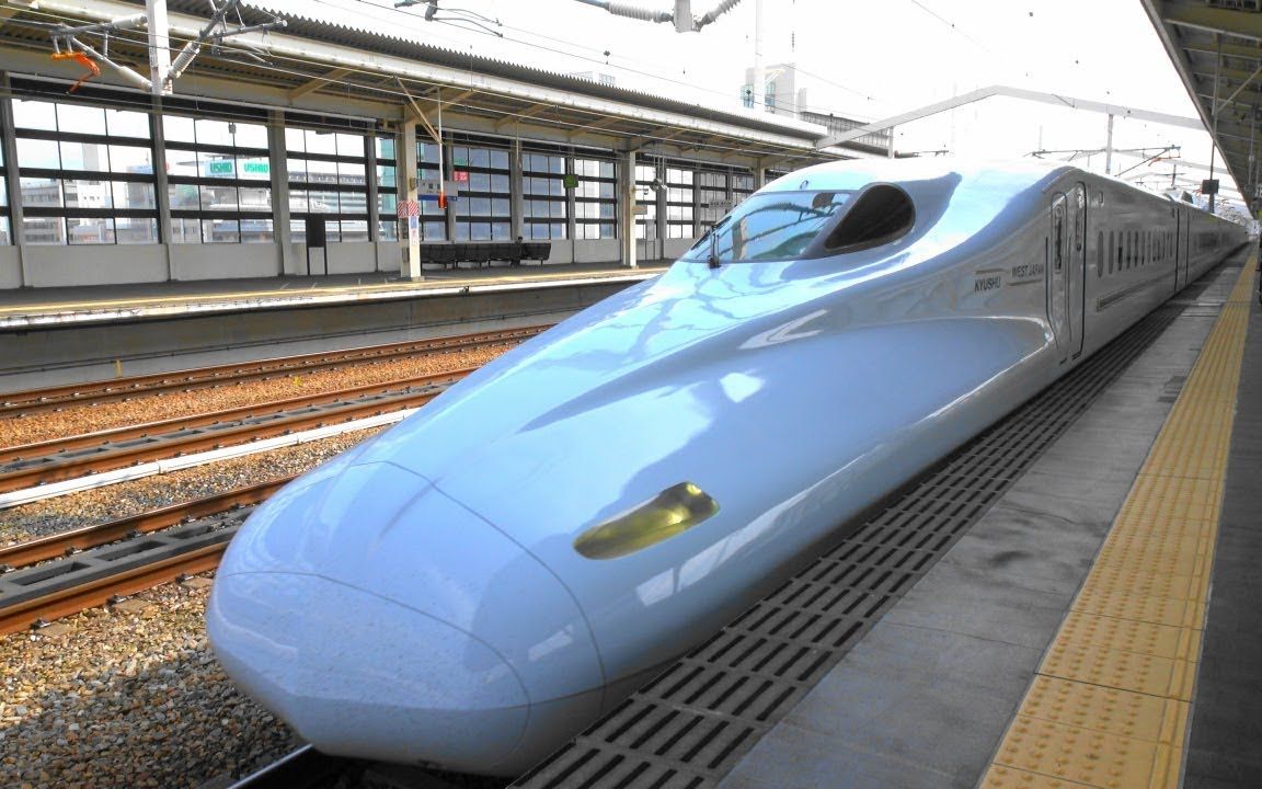 4kjr西日本99山阳新干线姫路站n700系回声号发车场景