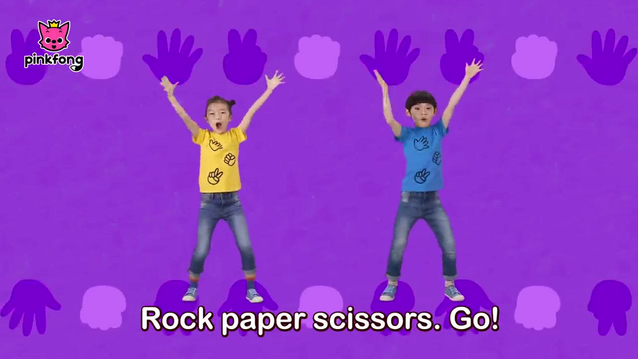 [图]Rock Paper Scissors _ 石头剪刀布 _ Pinkfong英文儿歌