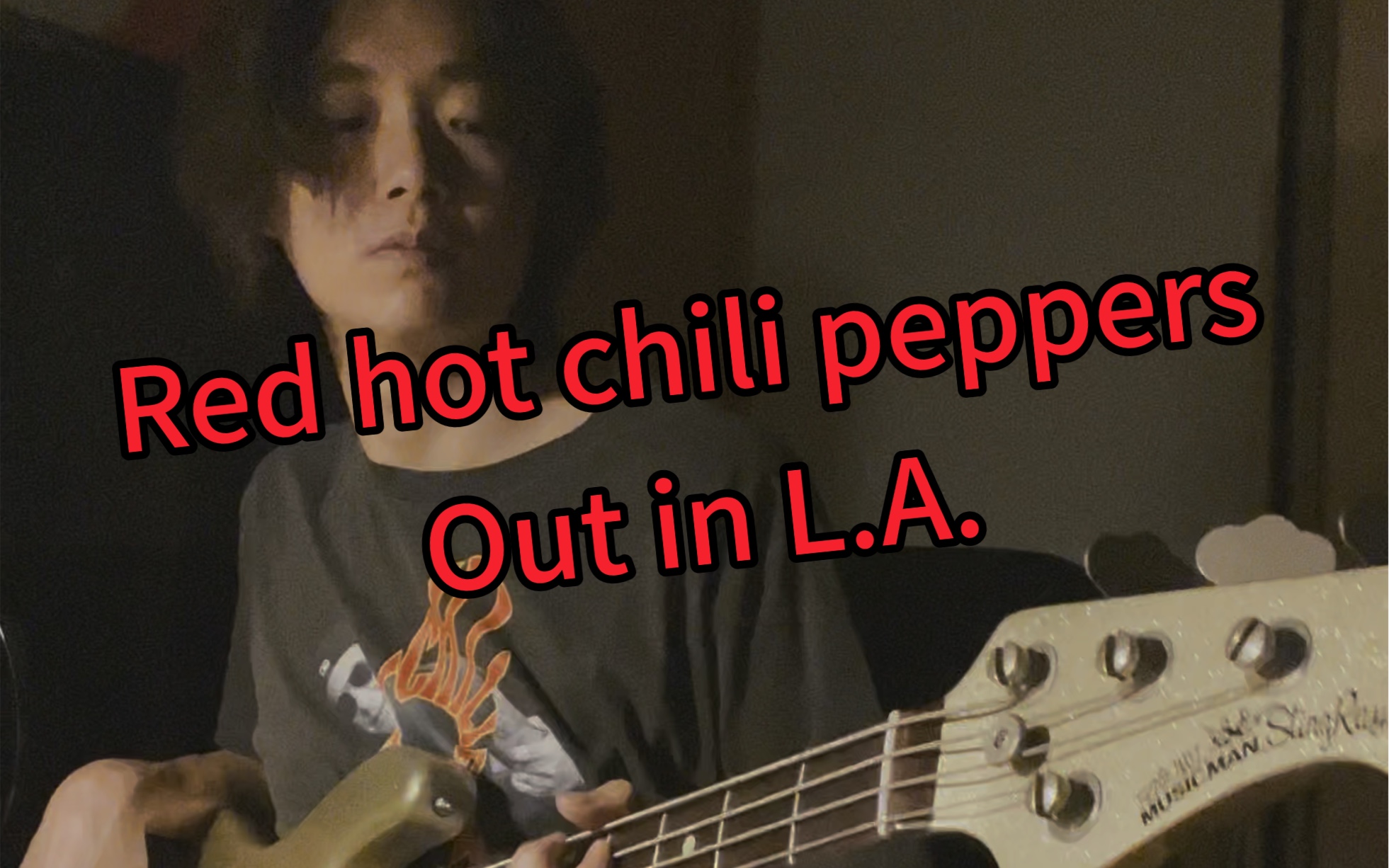 演唱会后遗症Red hot chili peppers“Out in L.A.”BassCover哔哩哔哩bilibili