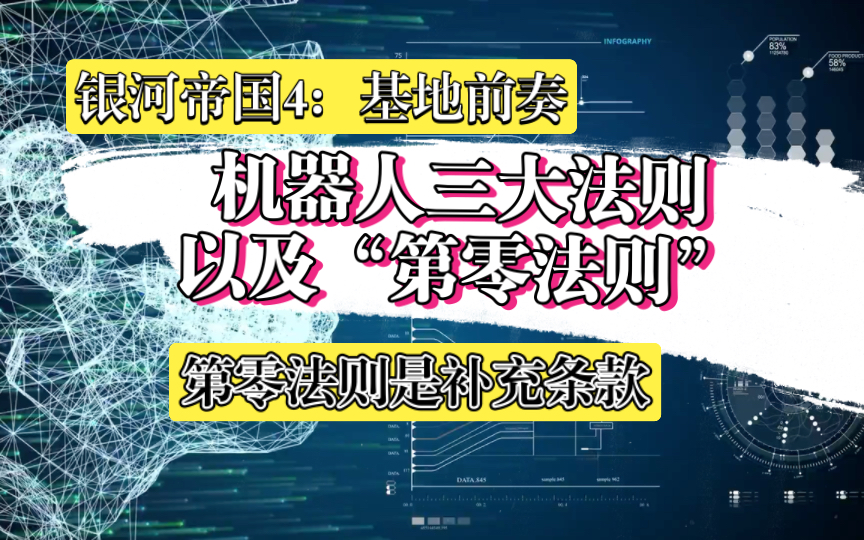 [图]《银河帝国4：基地前奏》：机器人三大法则，以及“第零法则……”