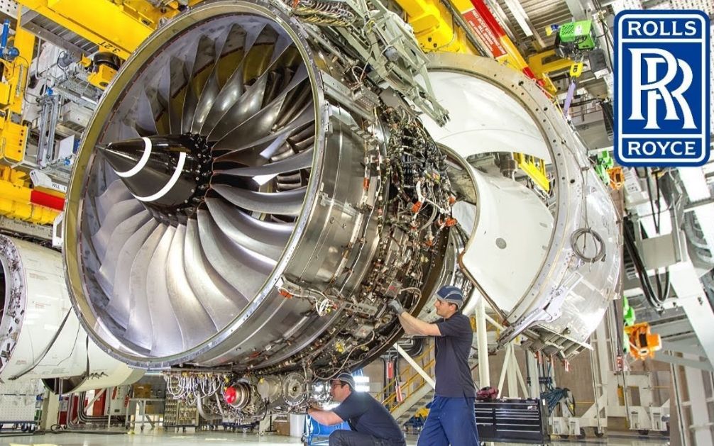 劳斯莱斯航空发动机 Rolls Royce Trent XWB Aircraft Engine Production哔哩哔哩bilibili