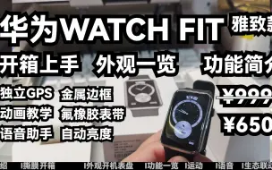 Download Video: 【开箱评测】华为WATCH FIT 雅致款：现在依旧值得入手