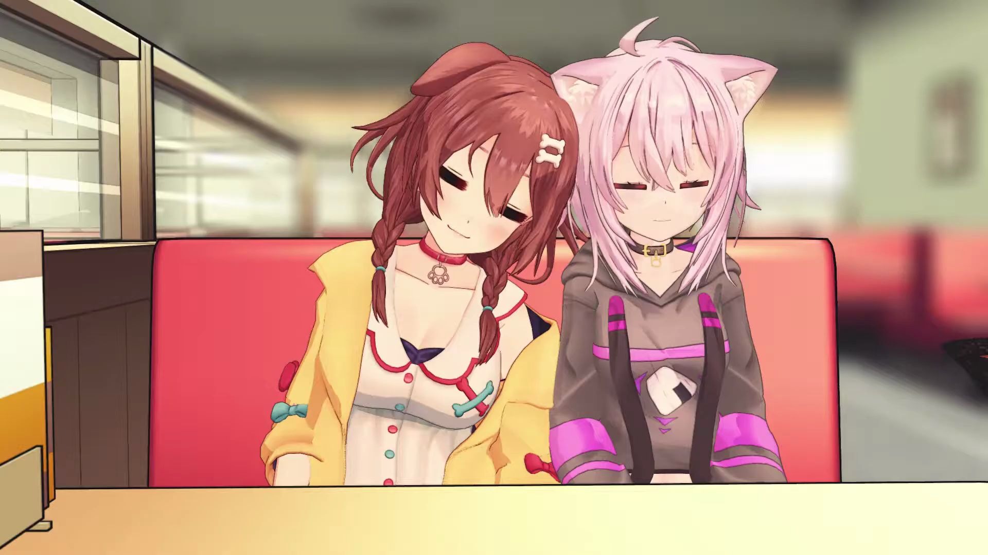 【mmd】【戌神沁音×猫又小粥】拉面【搬运】