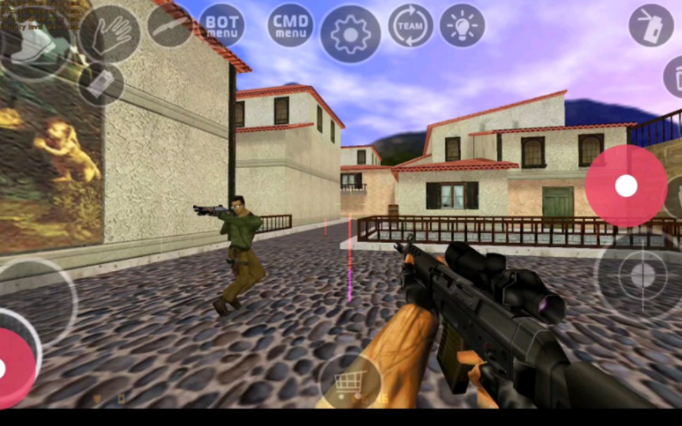 手机上的cs1.5,和当年网吧玩的一模一样