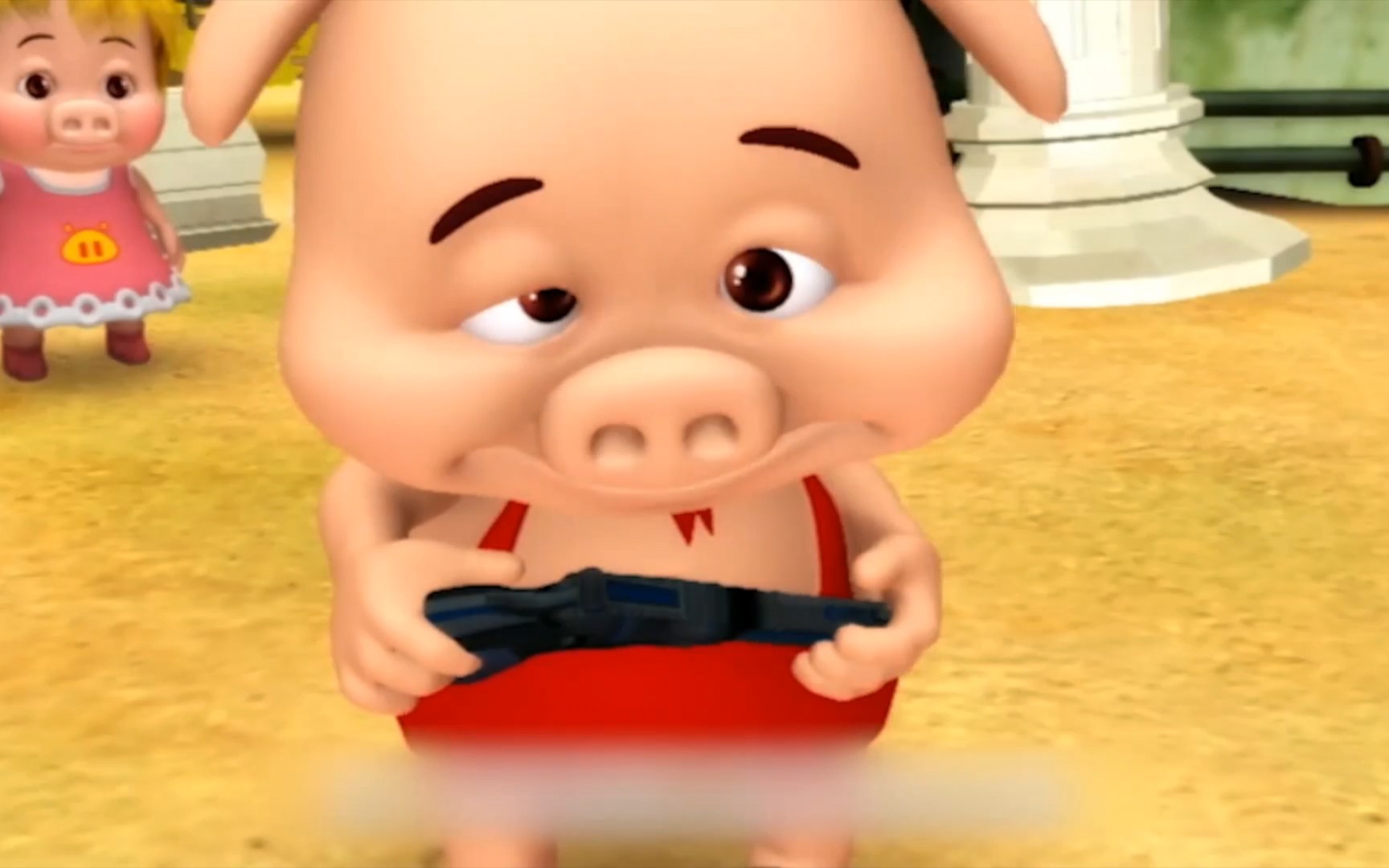 小呆呆凭借智慧与勇气和警察联手打败黑恶势力波比.