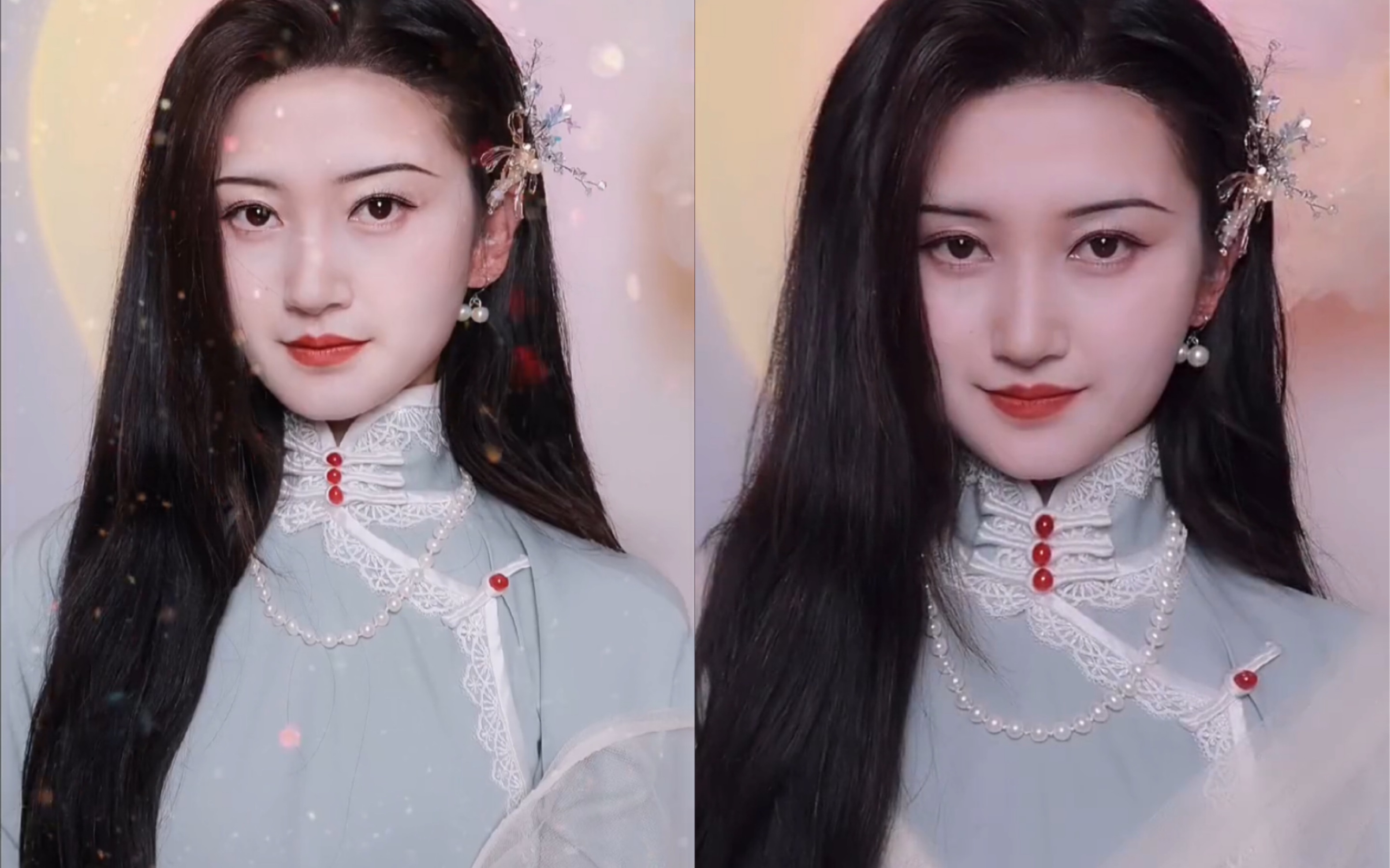 大甜甜司藤仿妆,景甜这个造型真的太美了