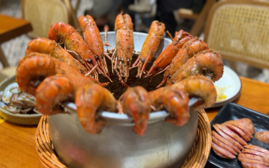 台湾胡椒虾08,第一次喝芦笋汁,味道跟玉米汁类似