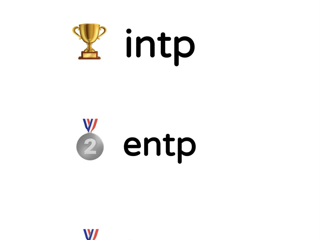 MBTI花心排行榜哔哩哔哩bilibili