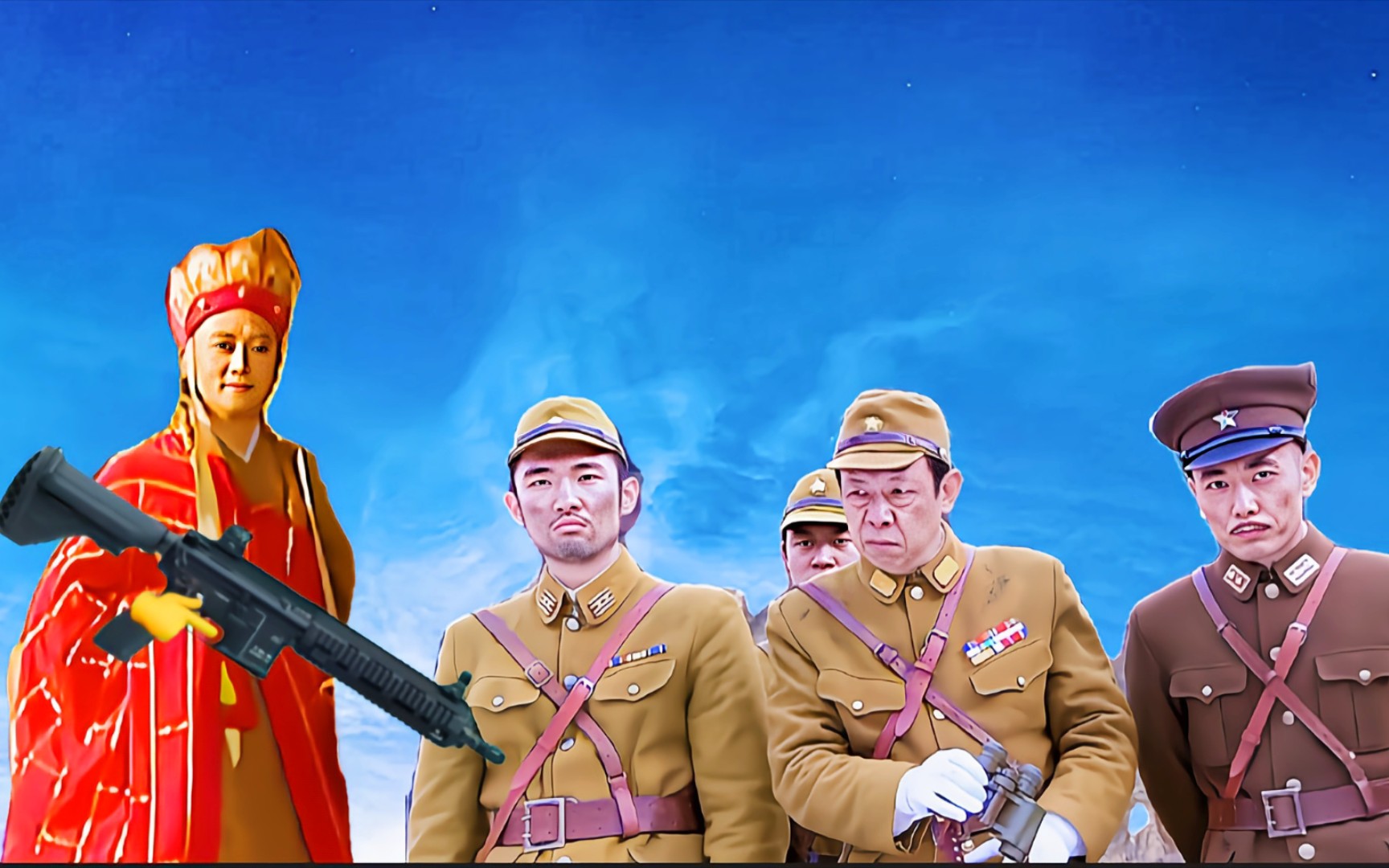 唐僧暴揍小鬼子,打的鬼子满地找牙_哔哩哔哩_bilibili