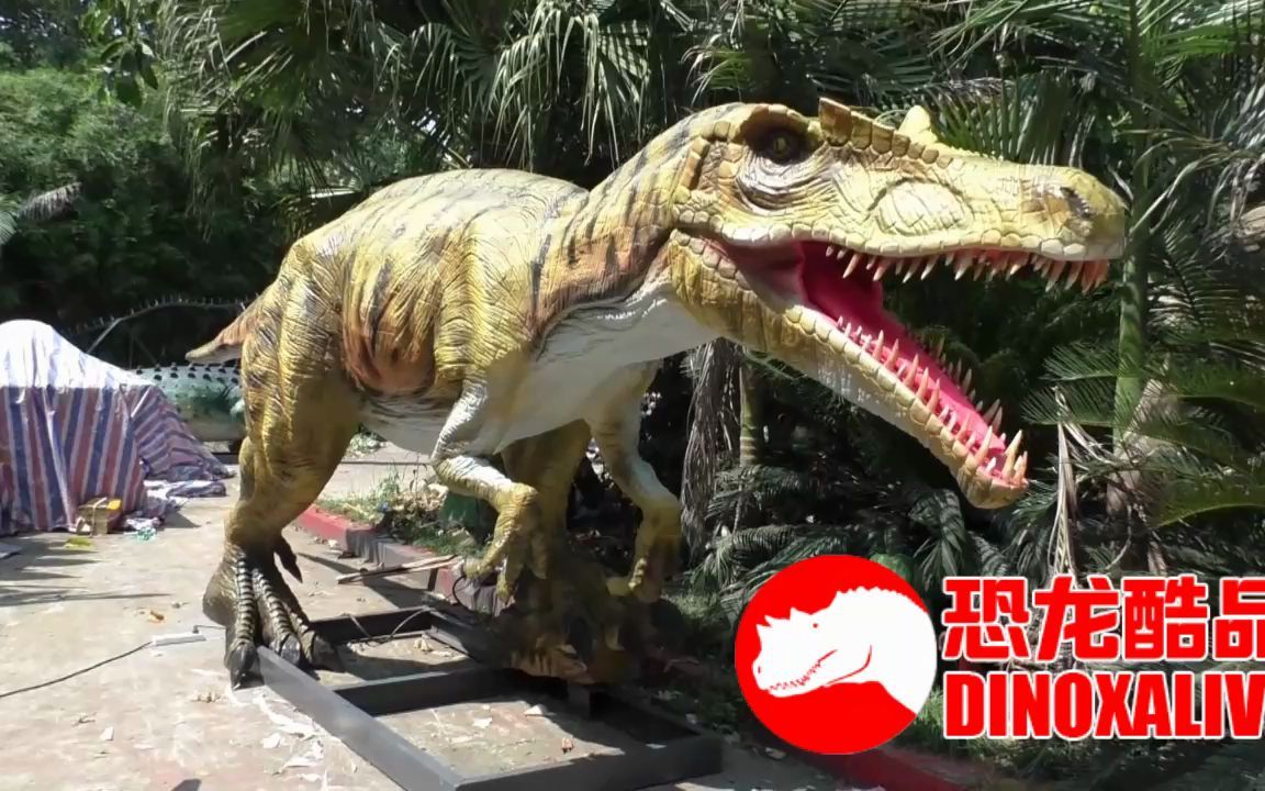 仿真似鳄龙模型实体恐龙科技展品