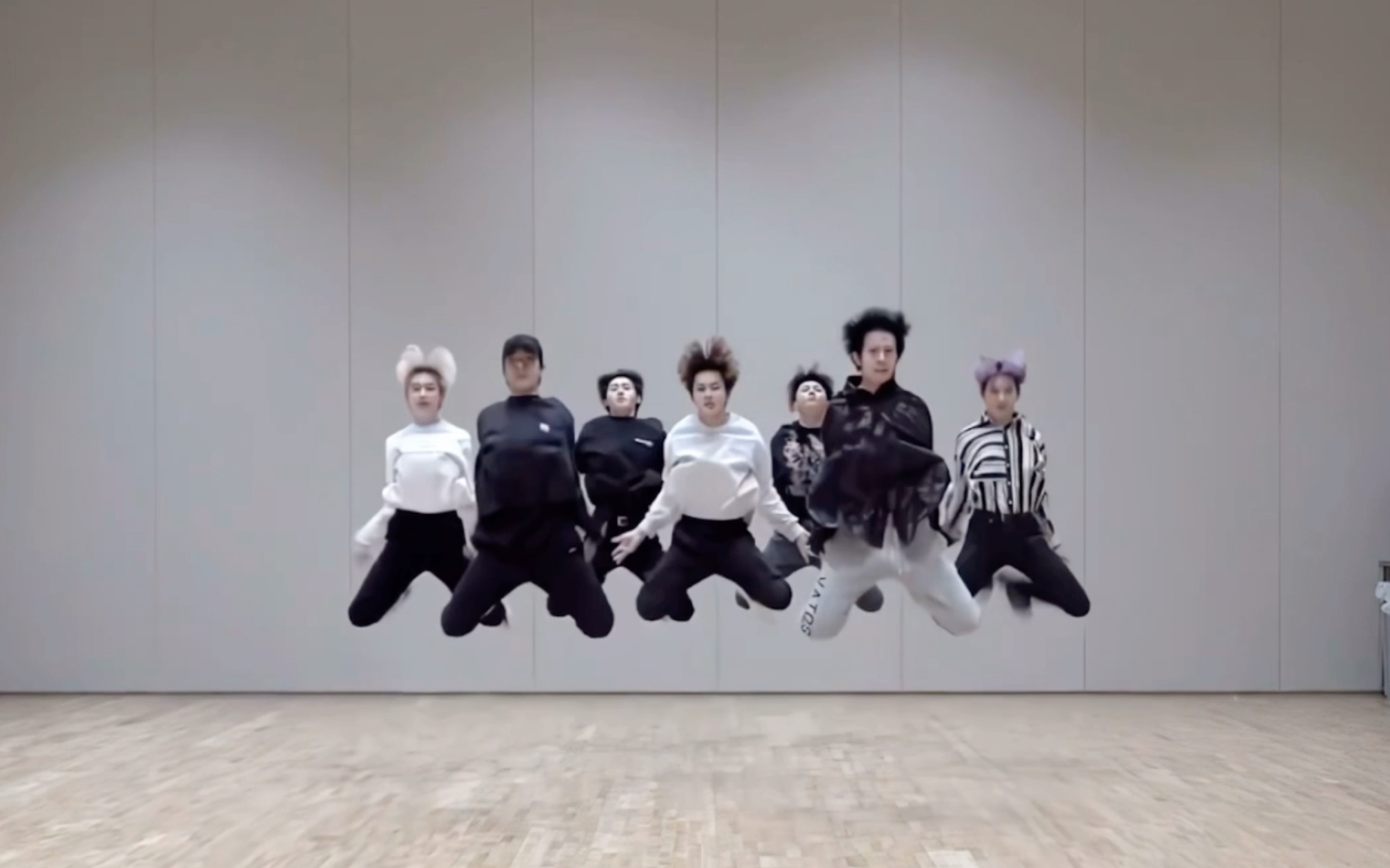 来自hybe男团们的齐舞震撼