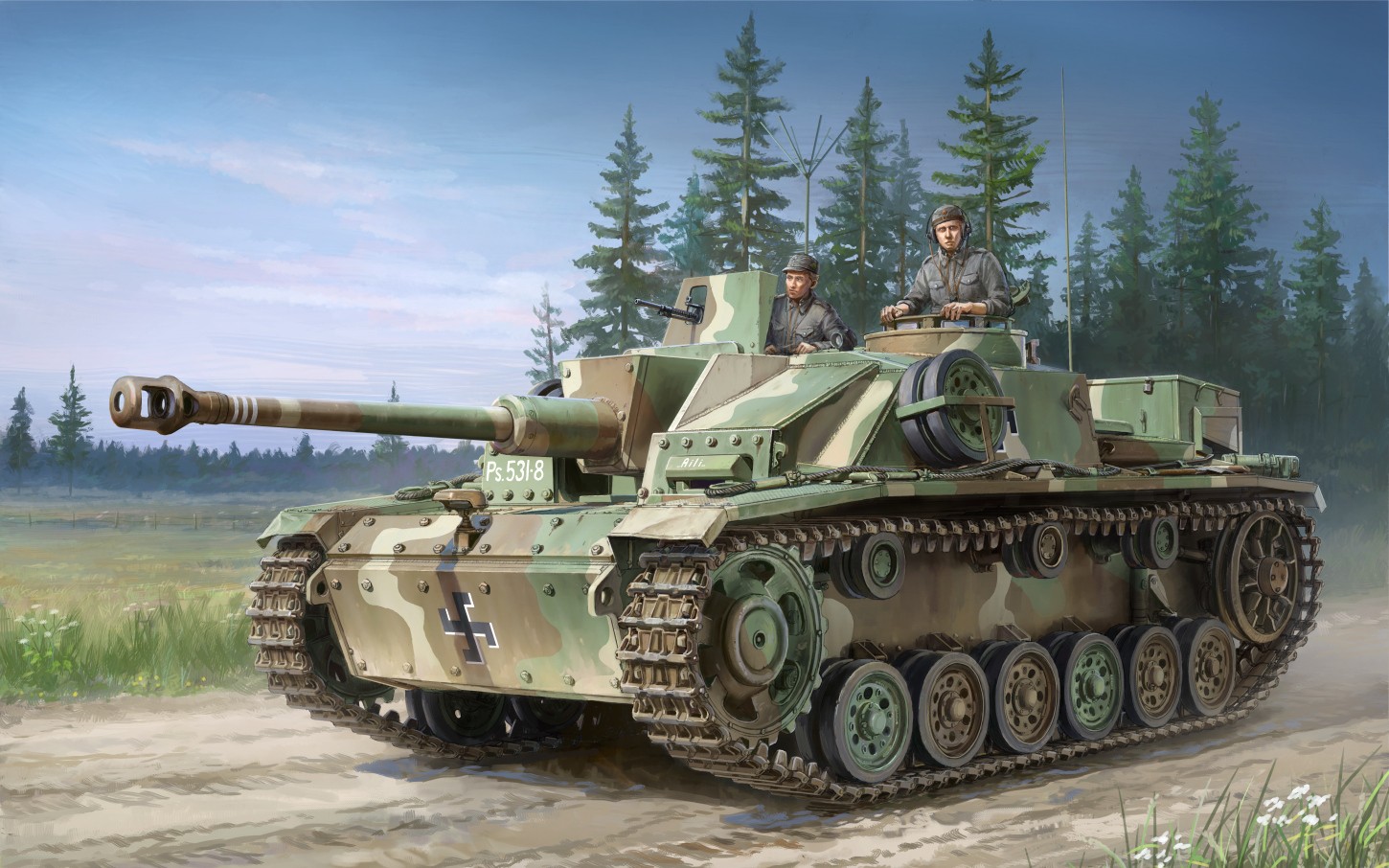 wotb坦克世界闪电战      三号突击炮