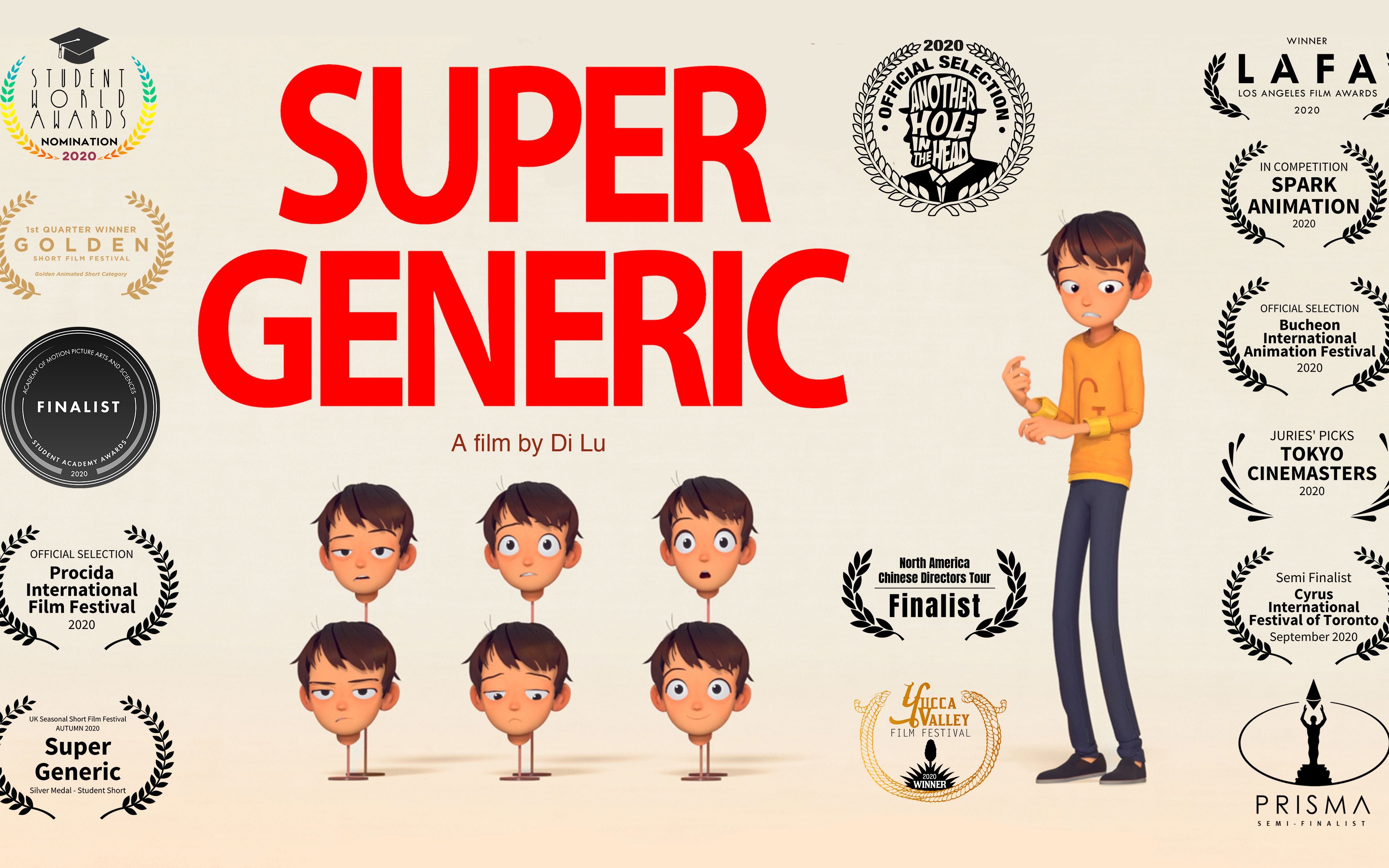 ringling毕设3d动画短片supergenericofficialvideohd超级普通入围