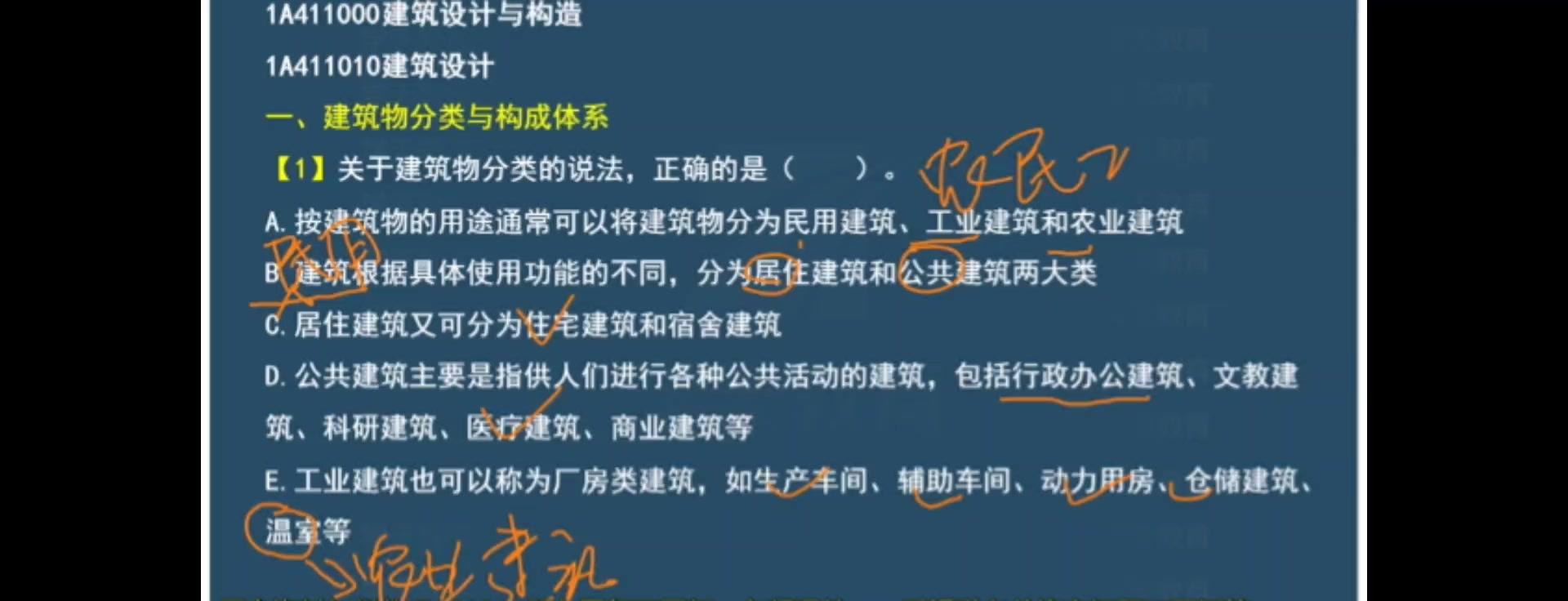 [图]2021一建建筑—习题讲解（完整有讲义）