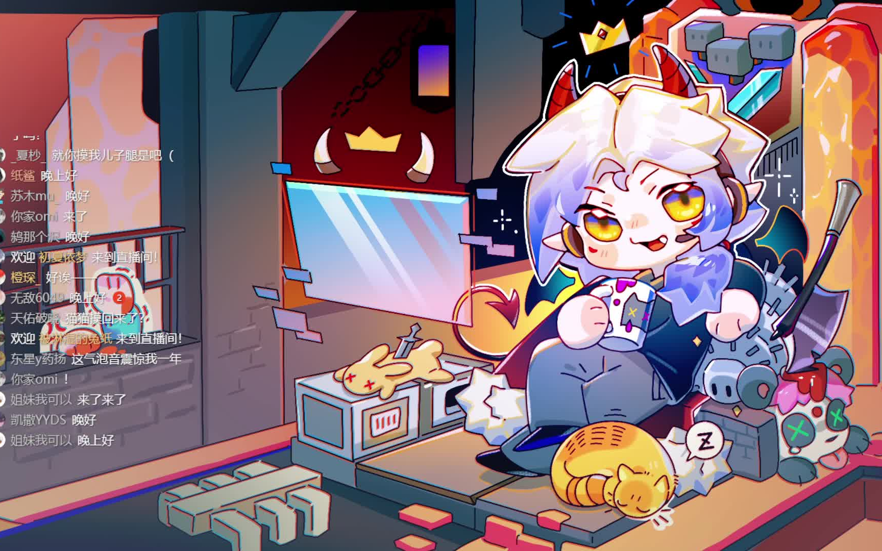 2.26卡慕sama直播录屏——是久违的坦克大战!_哔哩哔哩bilibili