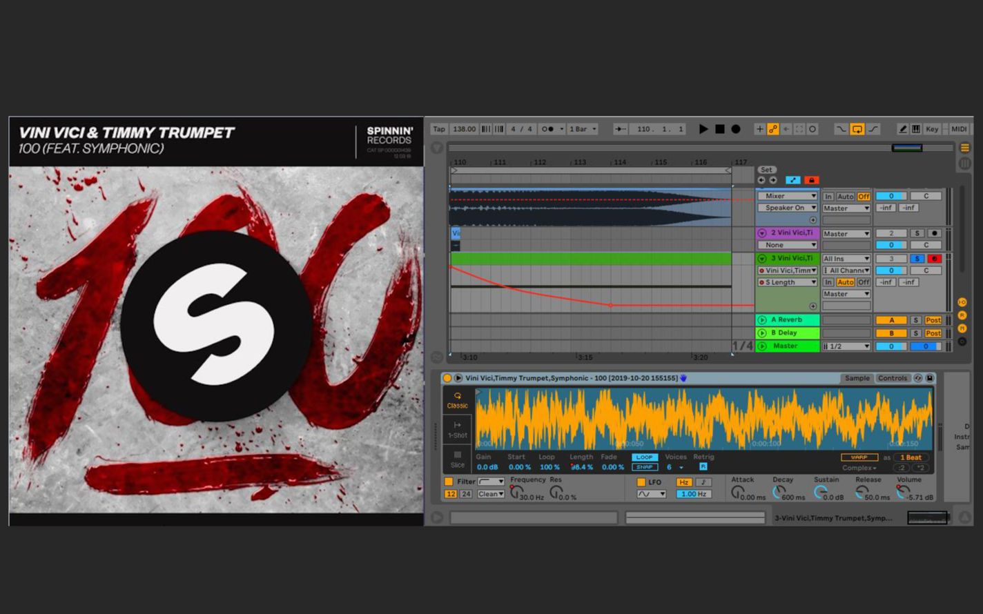 如何制作vini vici风格的looped buildup