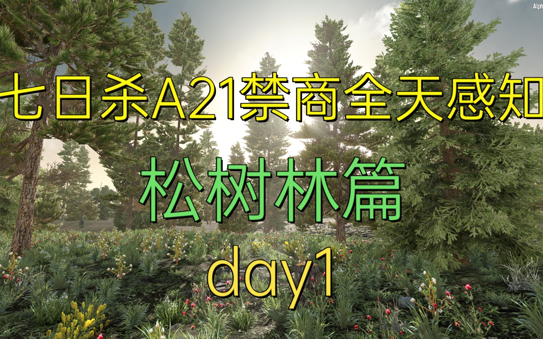 [图]七日杀A21禁商人全天感知 day1