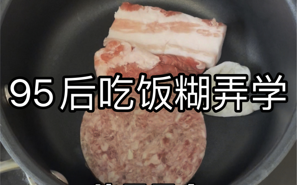 95后吃饭糊弄学【烤肉饭】哔哩哔哩bilibili