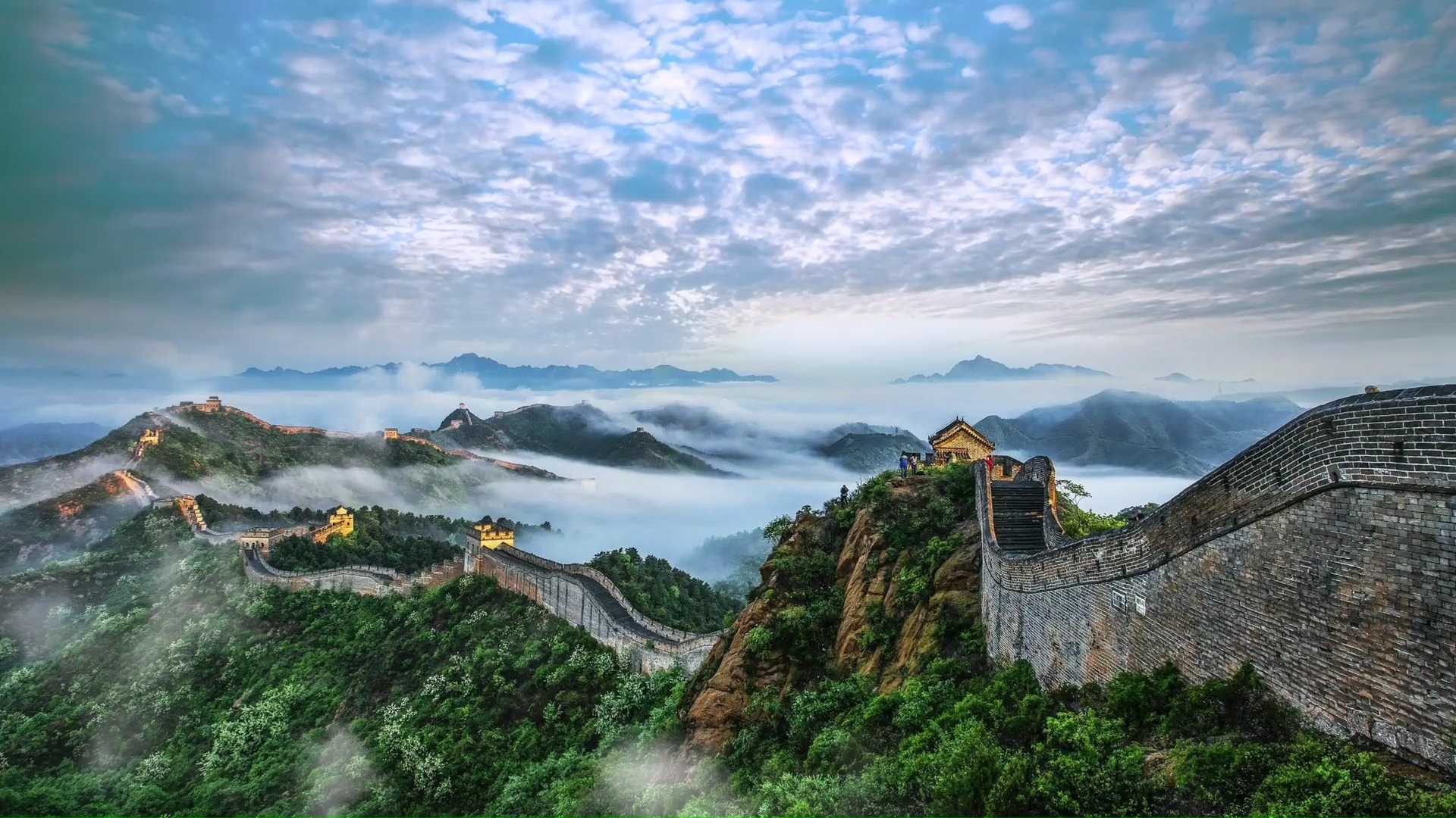 高清无水印视频素材-万里长城