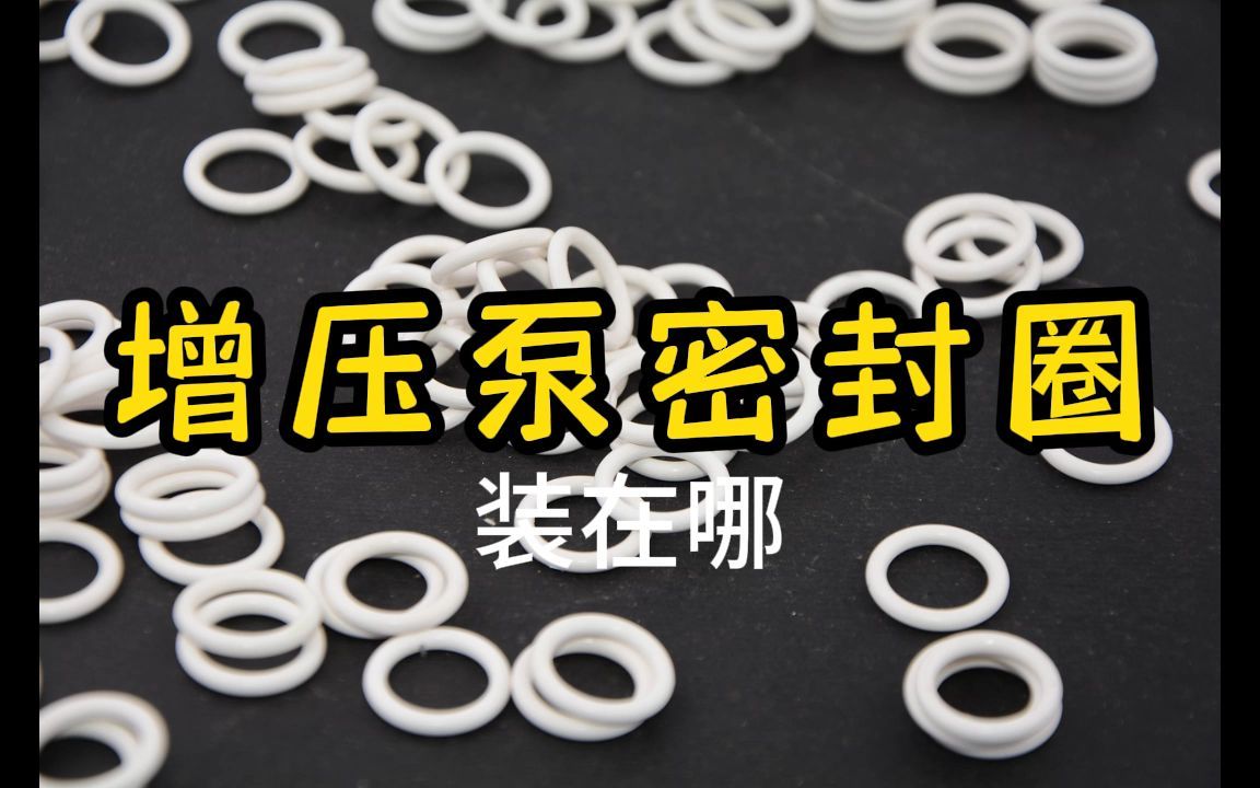 增压泵密封圈装在哪