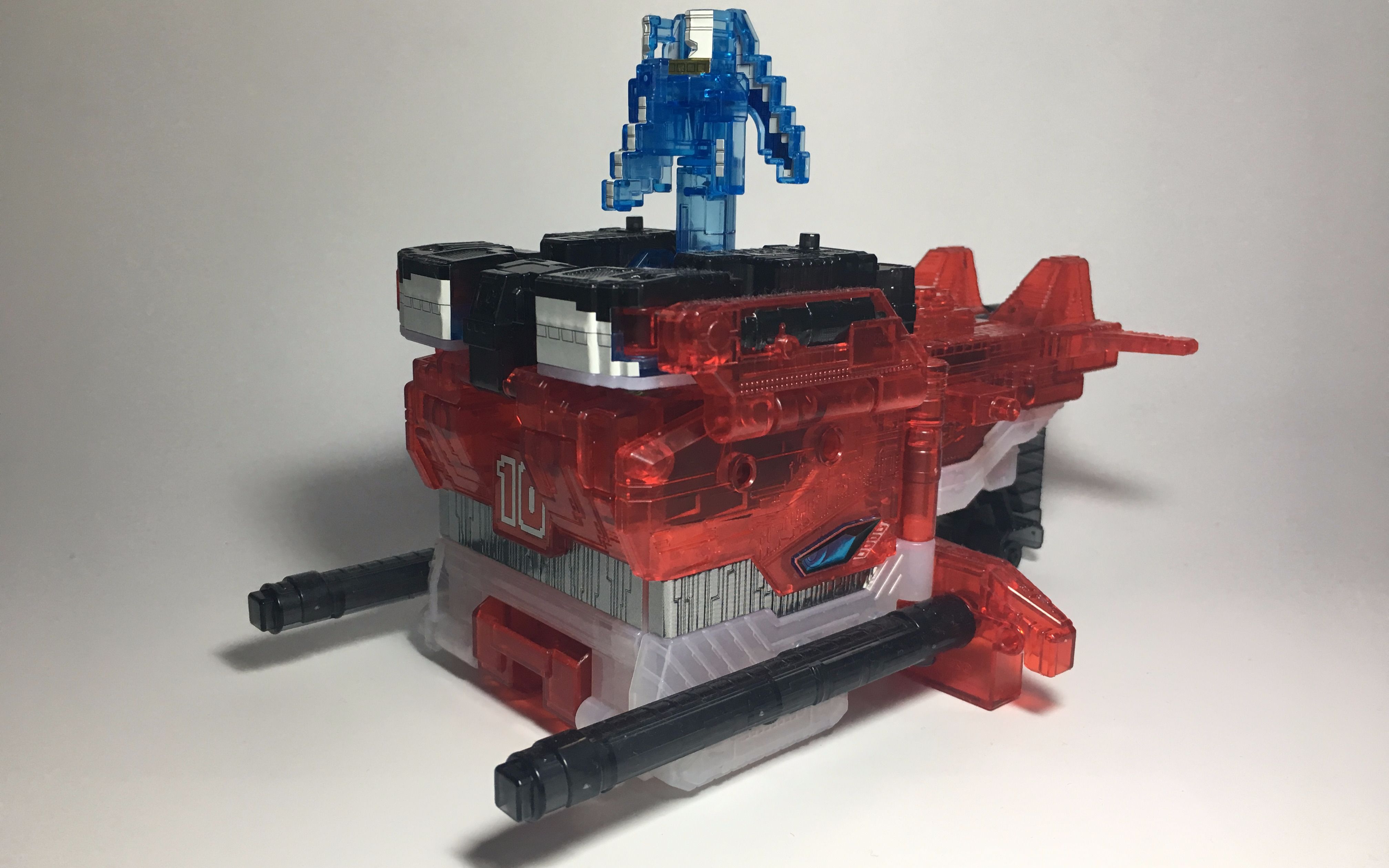 【龙哥制作】动物战队 食玩合体 透明sp3 动物变形!