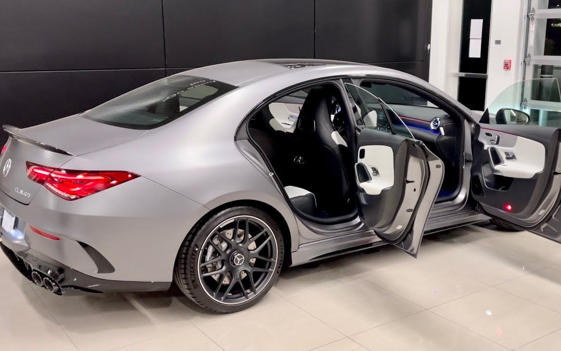 【第一视角】2021梅赛德斯amg cla45 coupe 382hp 最强大的4缸引擎