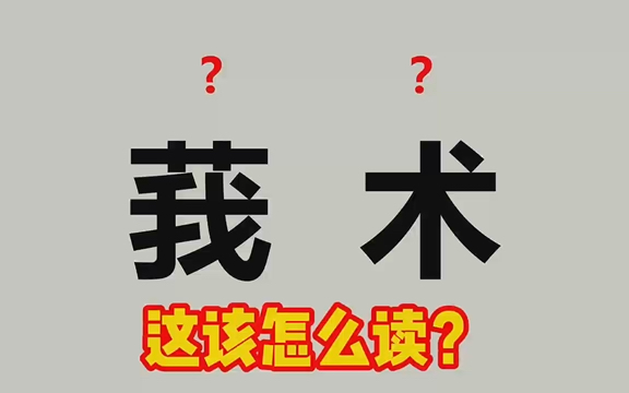 这该怎么读?(莪术、恪言、迸发、菁茅),各指什么意思?哔哩哔哩bilibili