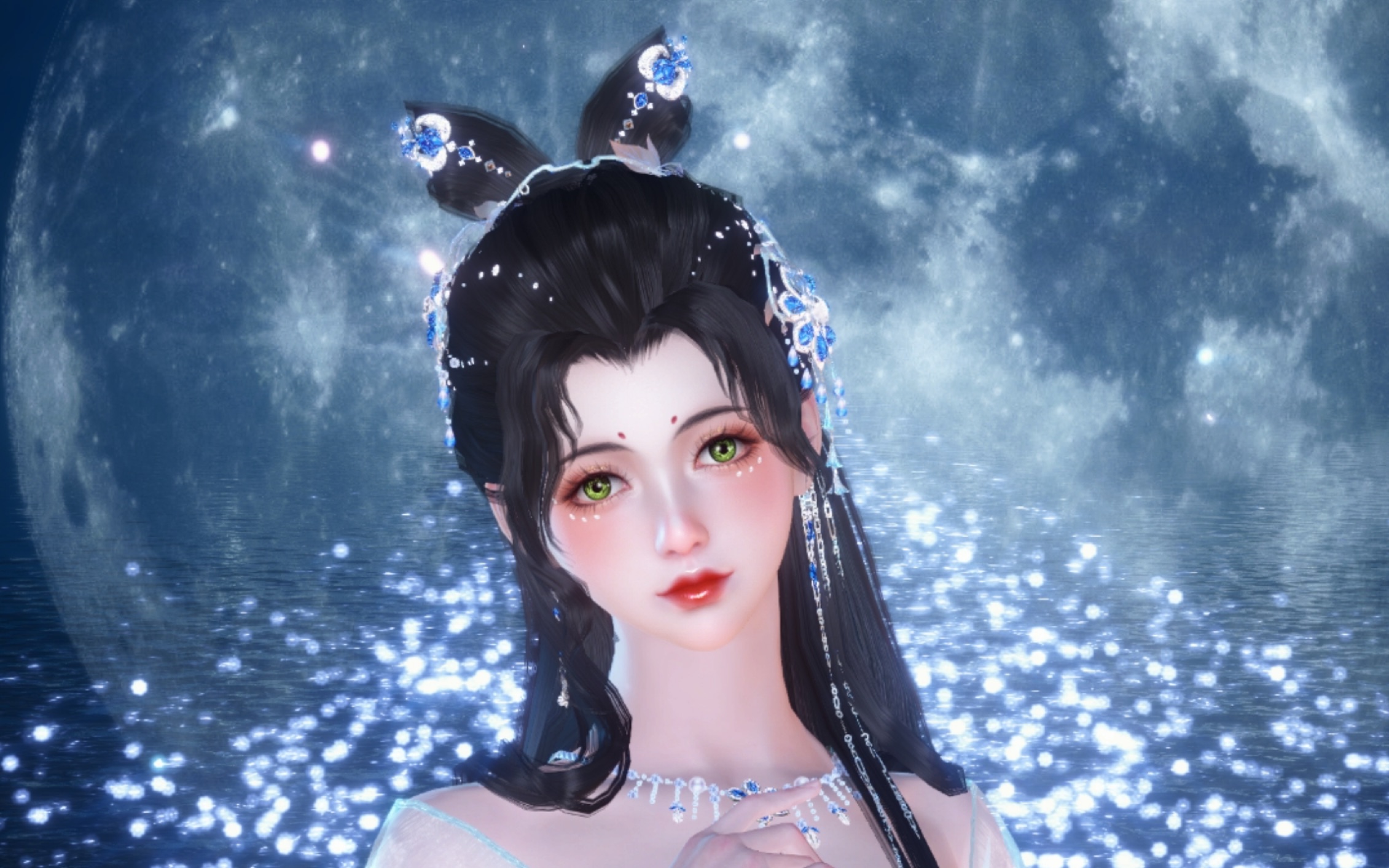 逆水寒捏脸小兔子妆明媚成女分享